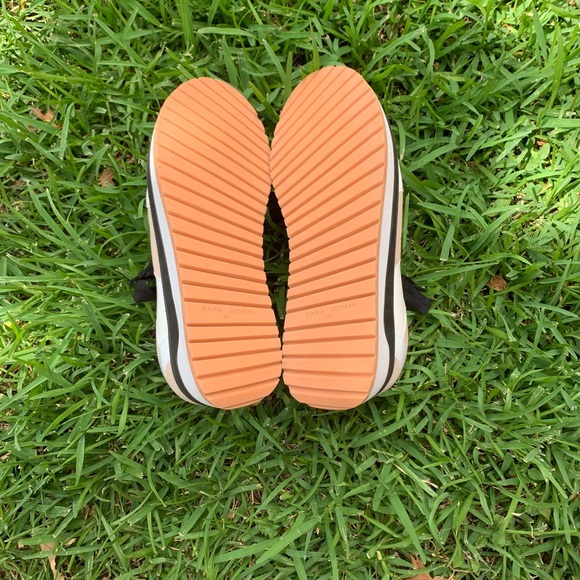 Zara 3 inch Contrasting colors flatform sneakers - Picture 5 of 8